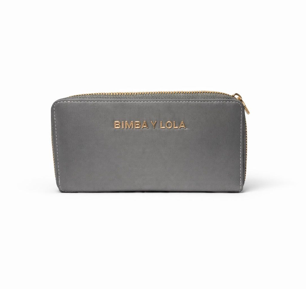 Cartera Bimba y Lola Ploma - Monedero con Asa de Logotipo Estampado
