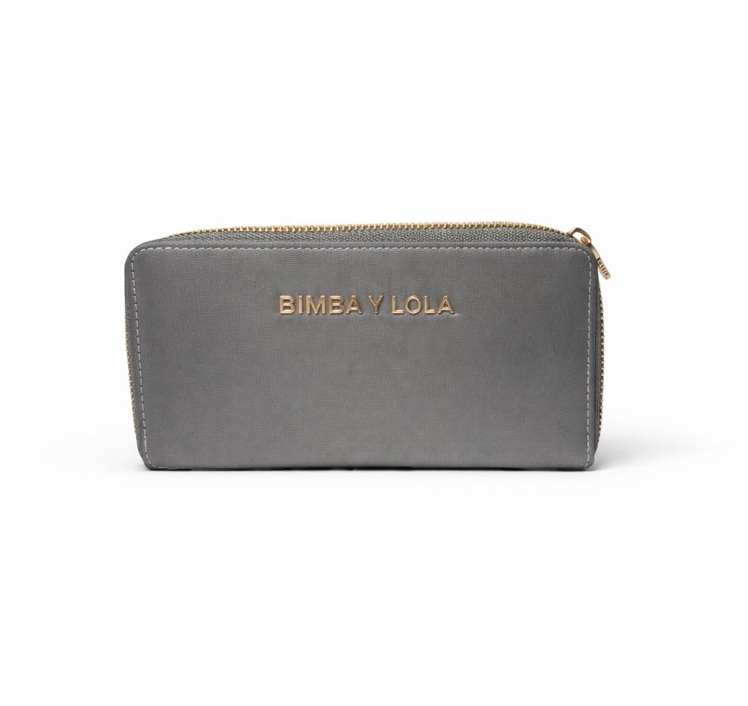 Cartera Bimba y Lola Ploma - Monedero con Asa de Logotipo Estampado