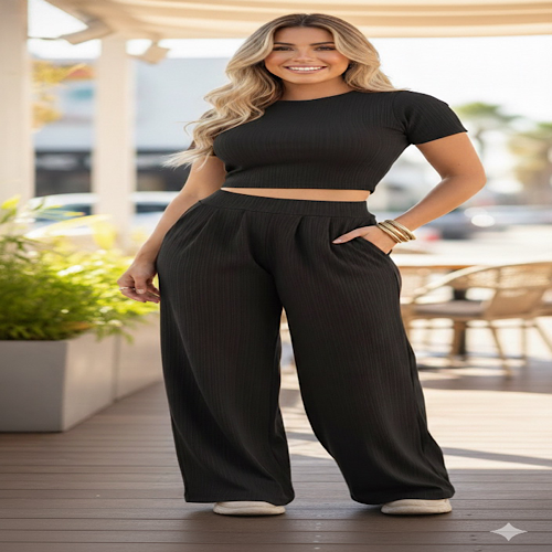 Conjunto "City Breeze" – Set de 2 Piezas en Rib Premium