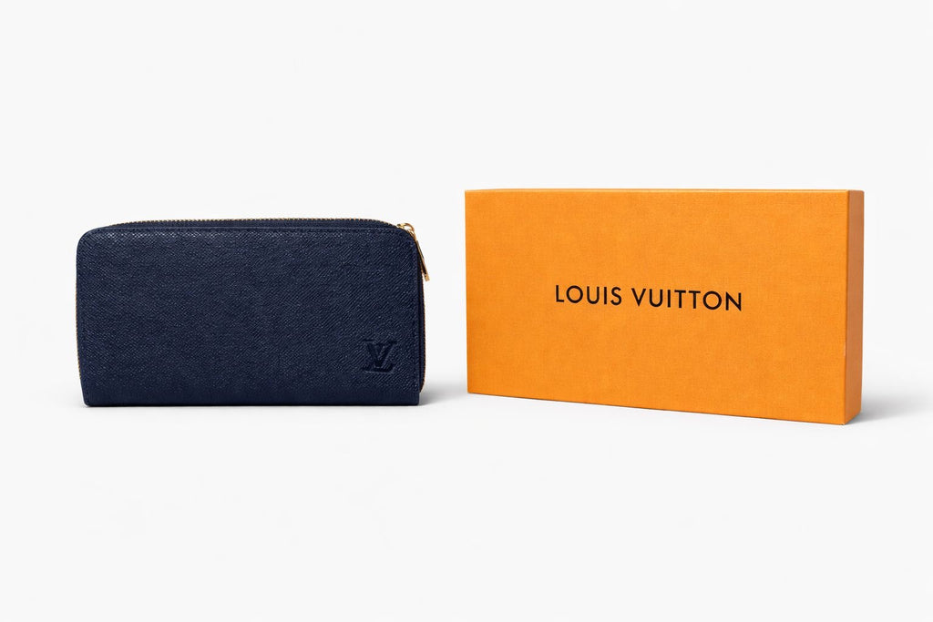 Cartera Louis Vuitton Zippy Wallet en Piel Epi - Azul Marino