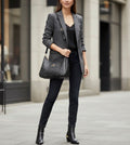 Set Coach Duo: Bolso de Hombro Teri y Porta Auriculares en Lona Signature Charcoal